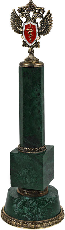 Статуэтка Герб ФСКН на камне «Победа» Курган 7.20.82 Статуэтка Герб ФСКН на камне «Победа» Курган 7.20.82