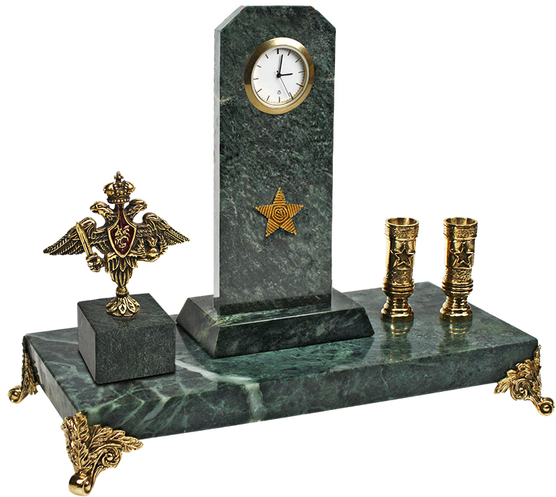 Часы "Погон" с п/п  и гербом ВДВ (генерал) 7.5.140.1