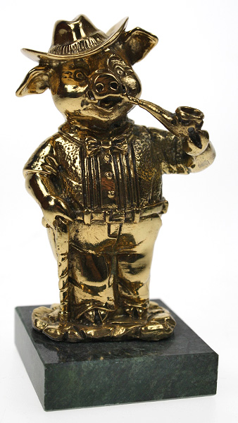 Статуэтка Поросенок с трубкой 7.1.151