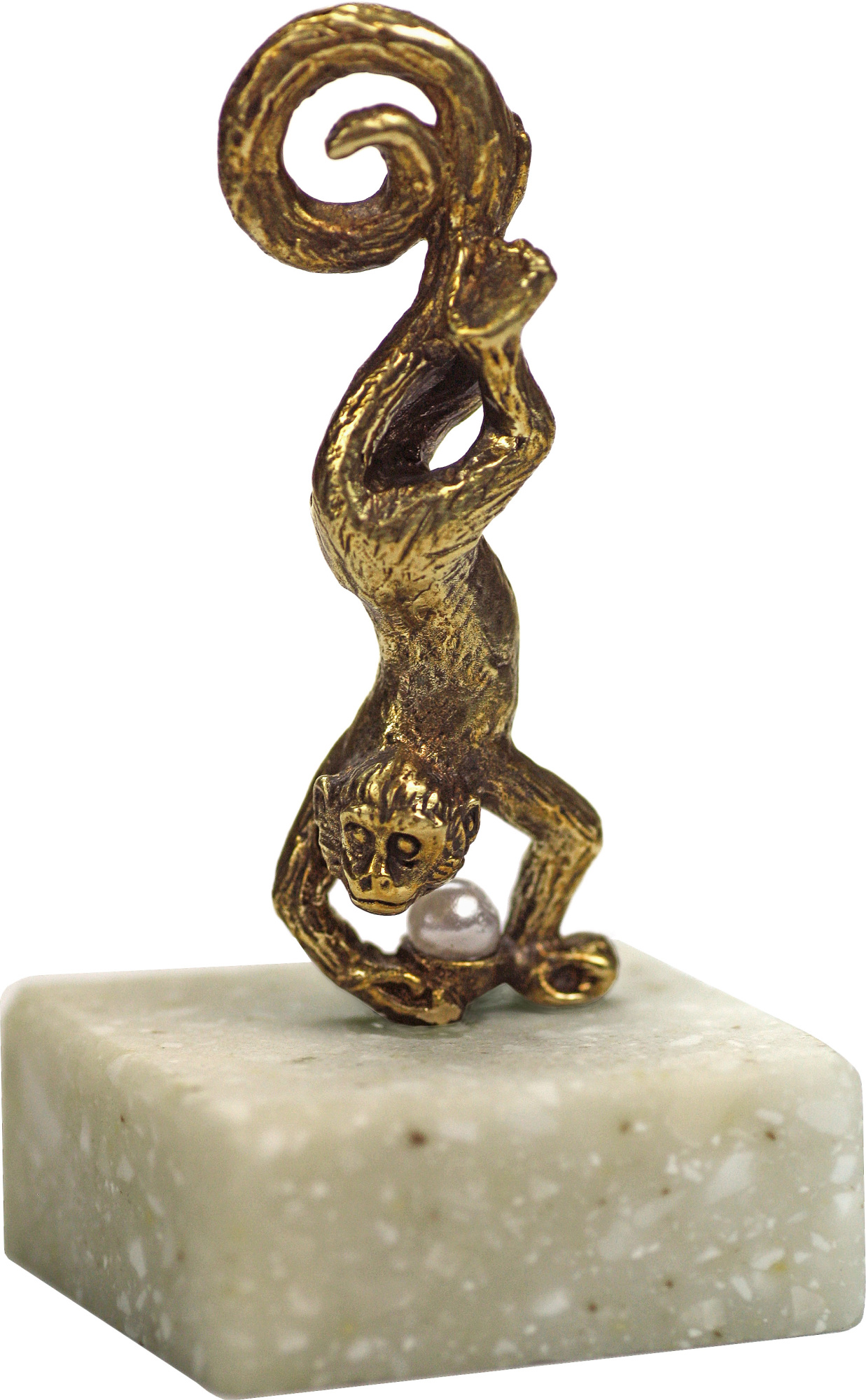 Статуэтка Обезьянка с жемчужиной 7.1.230