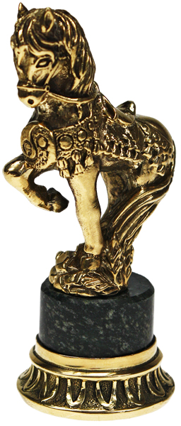 Статуэтка Лошадка на камне с ободком 7.1.204