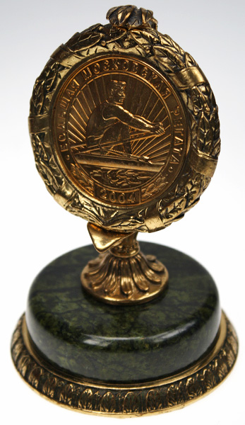 Приз-медаль Элина (бронза, змеевик) 7.11.1