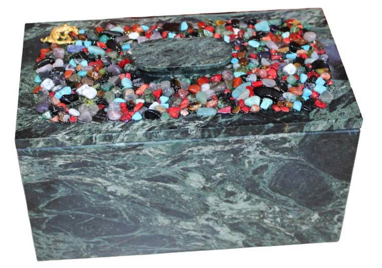 Шкатулка Ларь змеевик 7.10.13