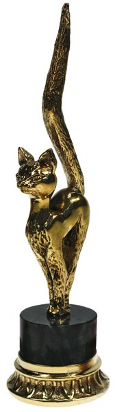 Статуэтка Киса на камне с ободком 7.1.122.2