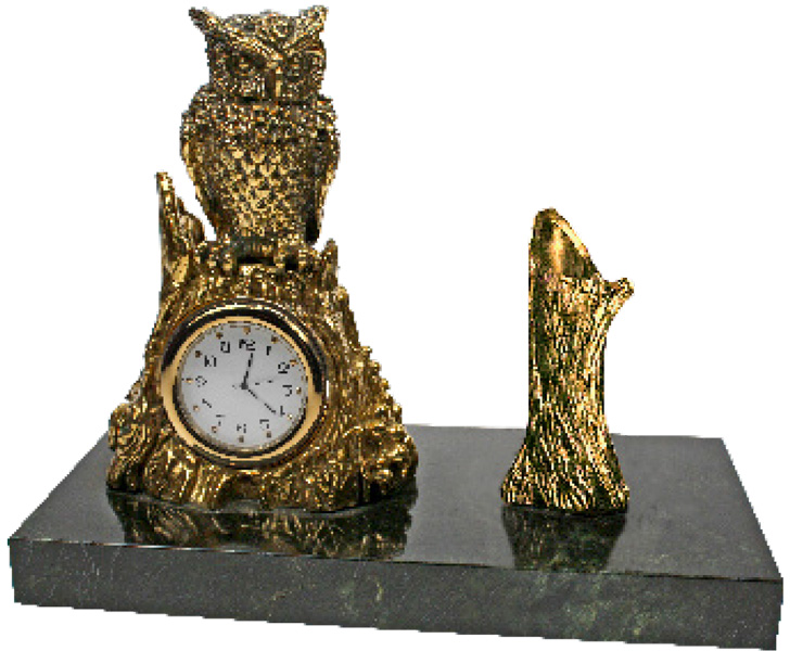 Часы Филин на пне с п/п 7.5.23