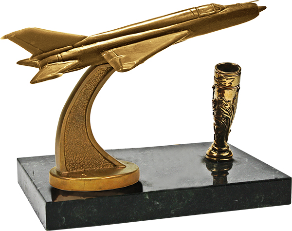 Письменный прибор Самолет Миг-21 7.20.112