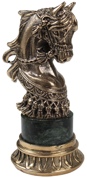 Статуэтка Конь на камне с ободком 7.1.203