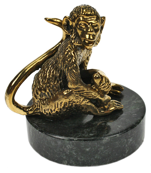 Статуэтка Обезьяна с бананом 7.1.56 Статуэтка Обезьяна с бананом 7.1.56