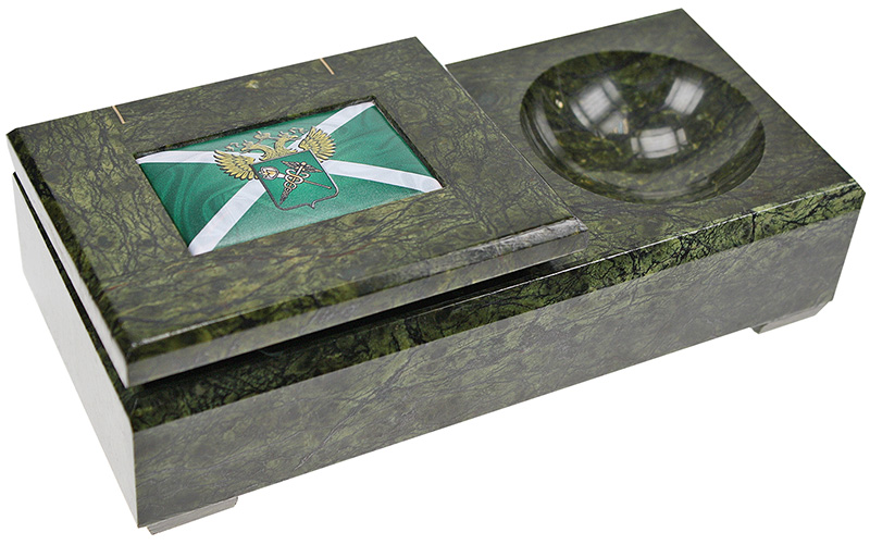 Пепельница-сигаретница с финифтью 7.7.6