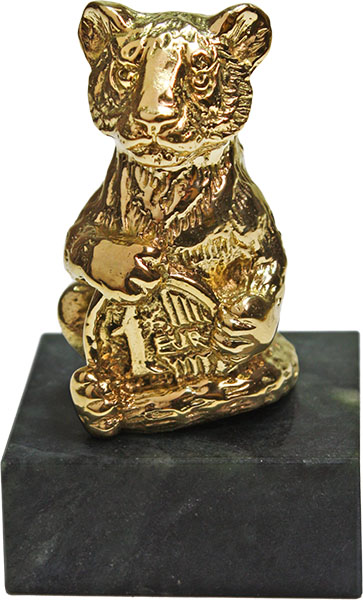 Статуэтка Тигренок с евро 7.1.276