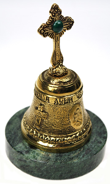 Статуэтка Колокол с крестом кабашонным 7.1.5