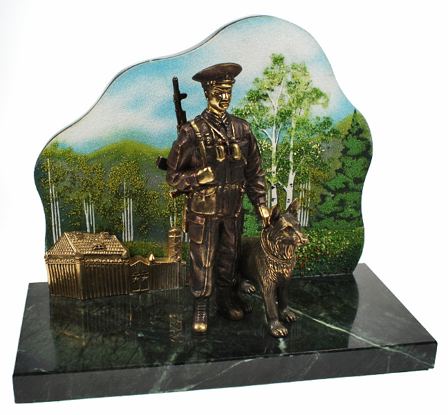 Статуэтка Скульптурная композиция Застава в лесу 7.1.223