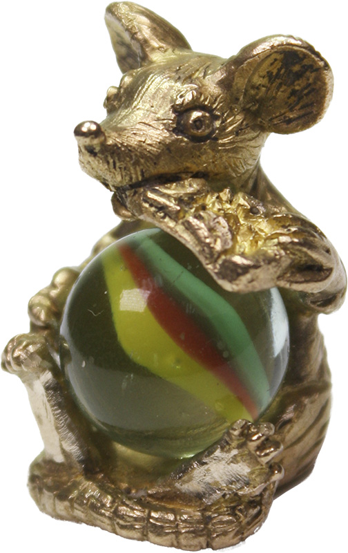 Статуэтка Крыса с шариком  7.1.258.1