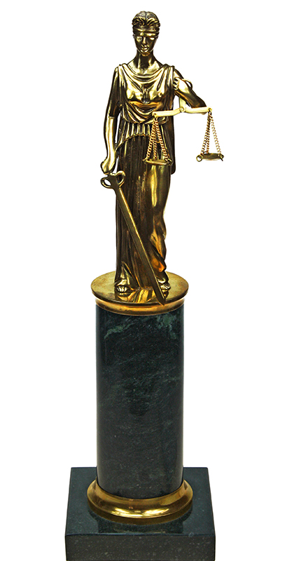 Статуэтка Фемида (3 детали) 7.20.68