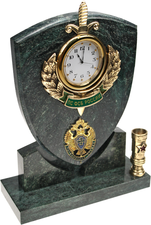 Часы "Щит ПС ФСБ России" с п/п 7.5.103.4 Часы "Щит ПС ФСБ России" с п/п 7.5.103.4