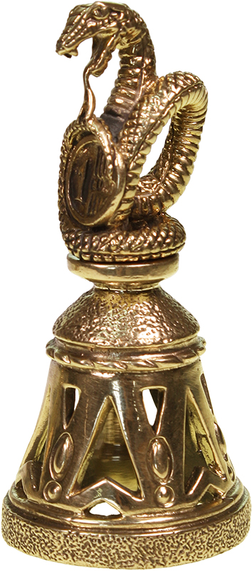 Колокольчик "Змея с евро" 7.14.8