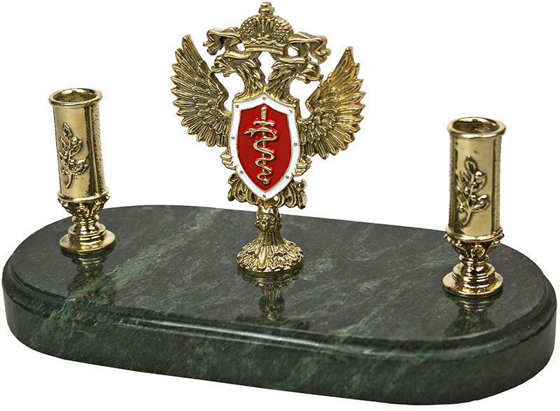 Письменный прибор Герб ФСКН 7.4.59