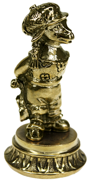 Статуэтка Коза-хулиганка (с рогаткой) на ободке 7.1.213.2 Статуэтка Коза-хулиганка (с рогаткой) на ободке 7.1.213.2